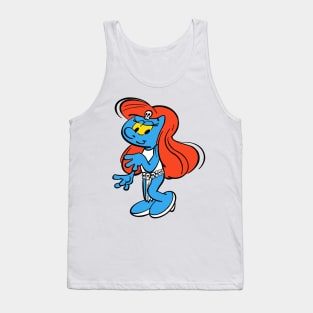 Blue Skinned Shapeshifter Tank Top